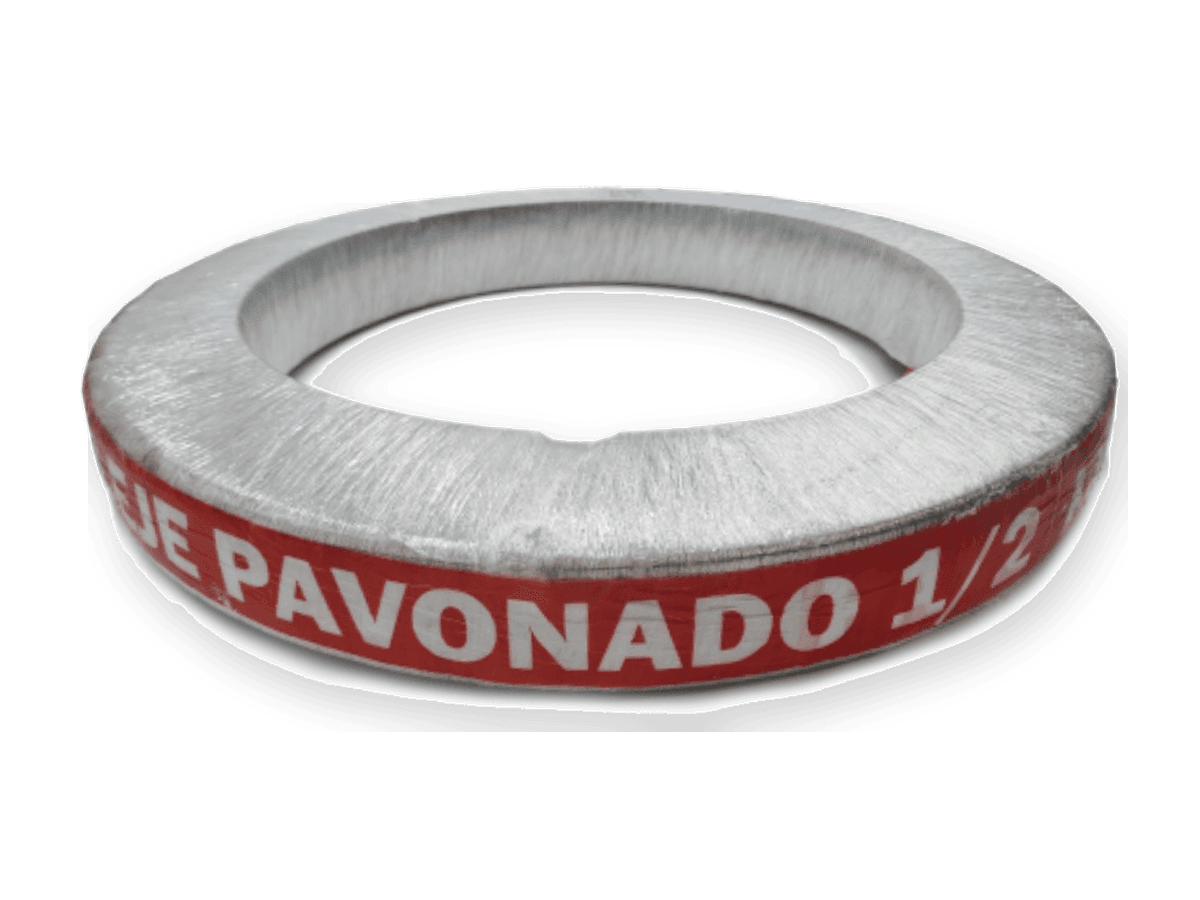 Rollo de fleje de acero pavonado de 1/2"